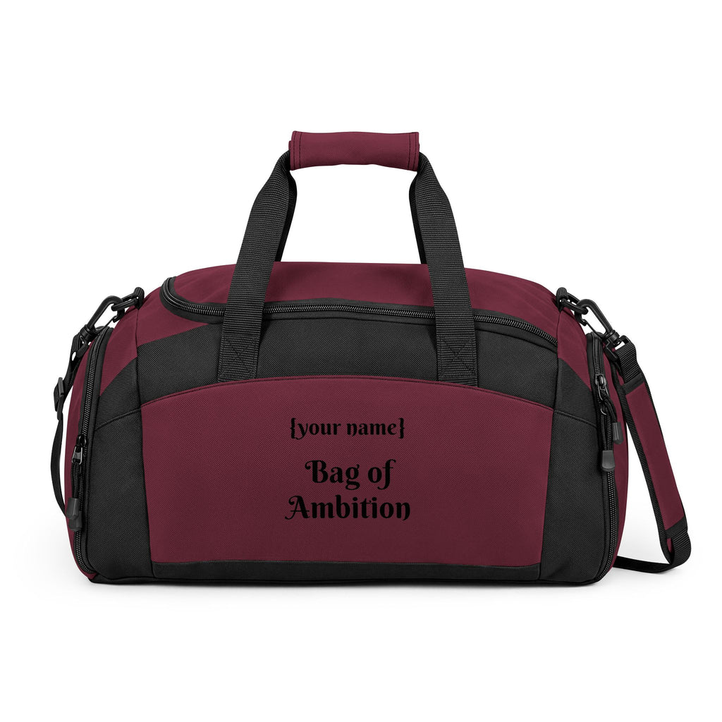 Funny Gym Bag — 'Bag of Ambition' Fitness Duffel