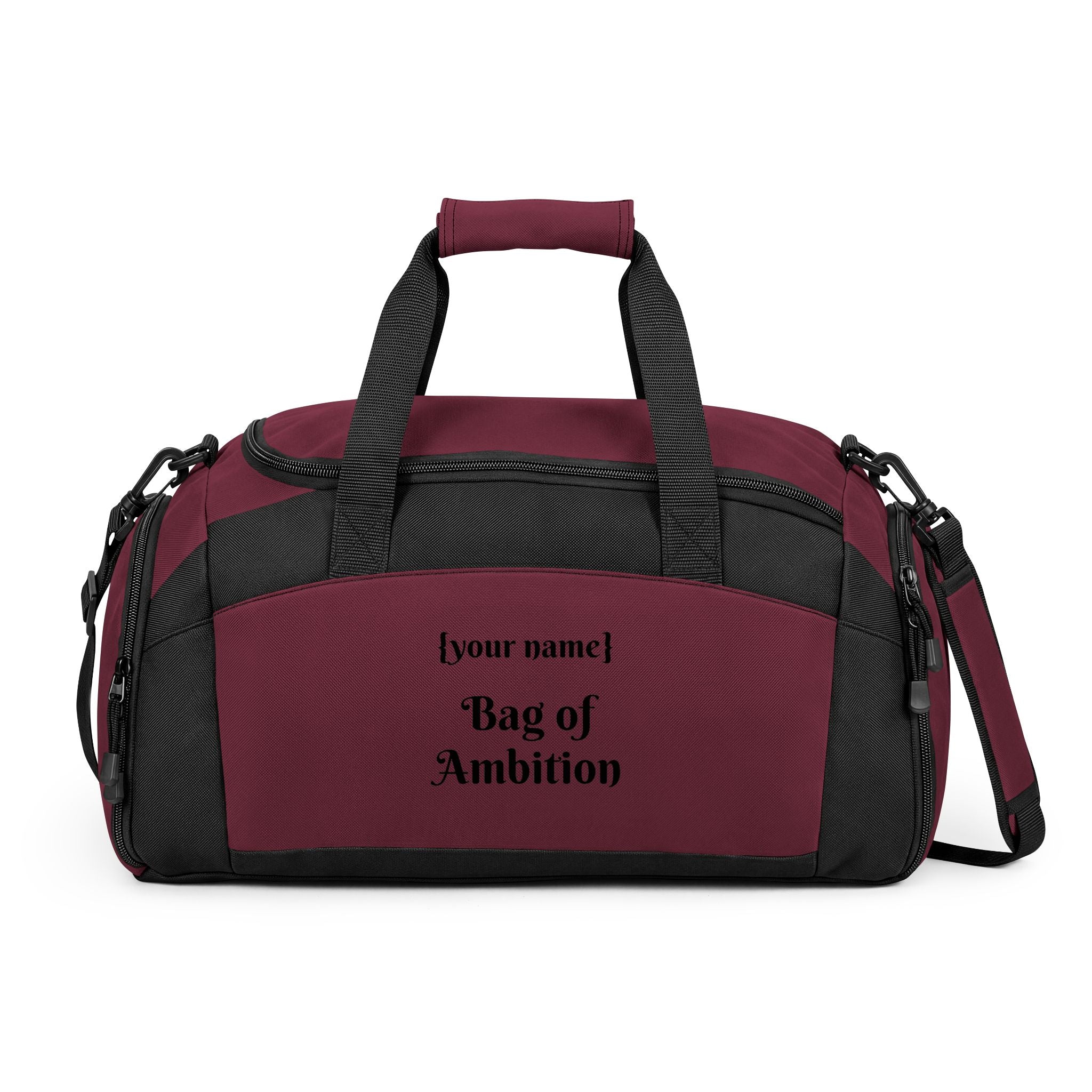 Funny Gym Bag — 'Bag of Ambition' Fitness Duffel