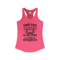 Training Wheels for Dummies Racerback Tank — Funny Gym Fitness Tank Top