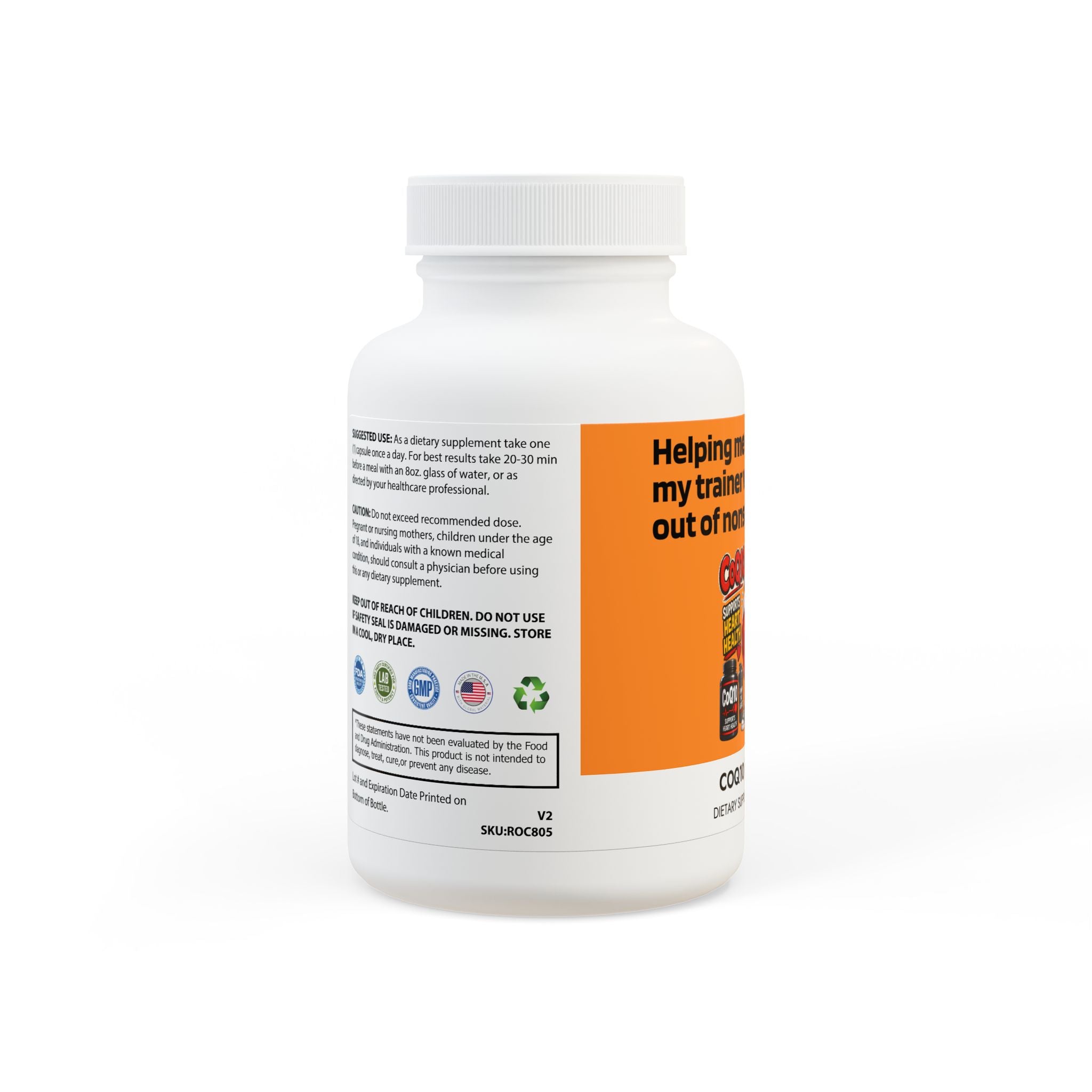 CoQ10 (Ubiquinone) Supplement (30 Capsules)