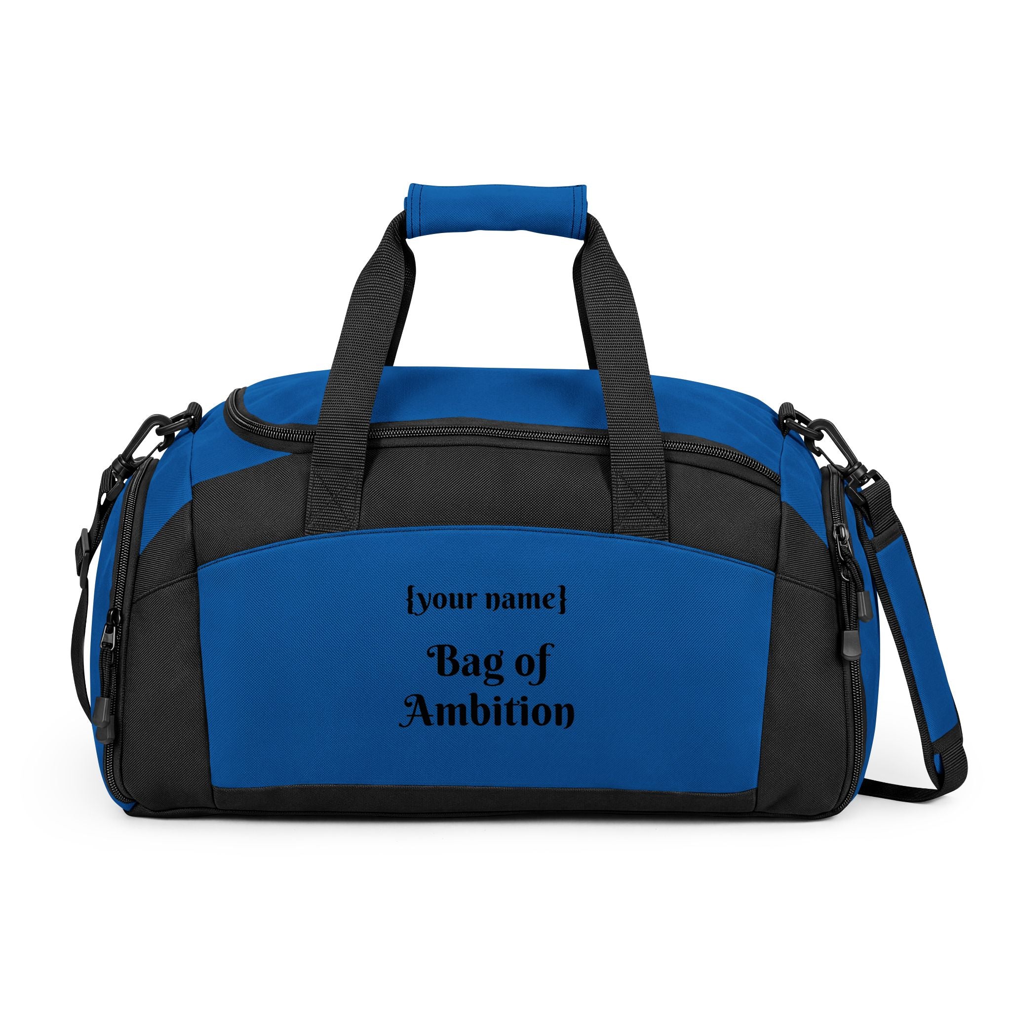 Funny Gym Bag — 'Bag of Ambition' Fitness Duffel