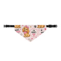 Clip-On Pet Bandana — "Mom's Girl / Mom's Bestie" Cute Pink Puppy Pattern