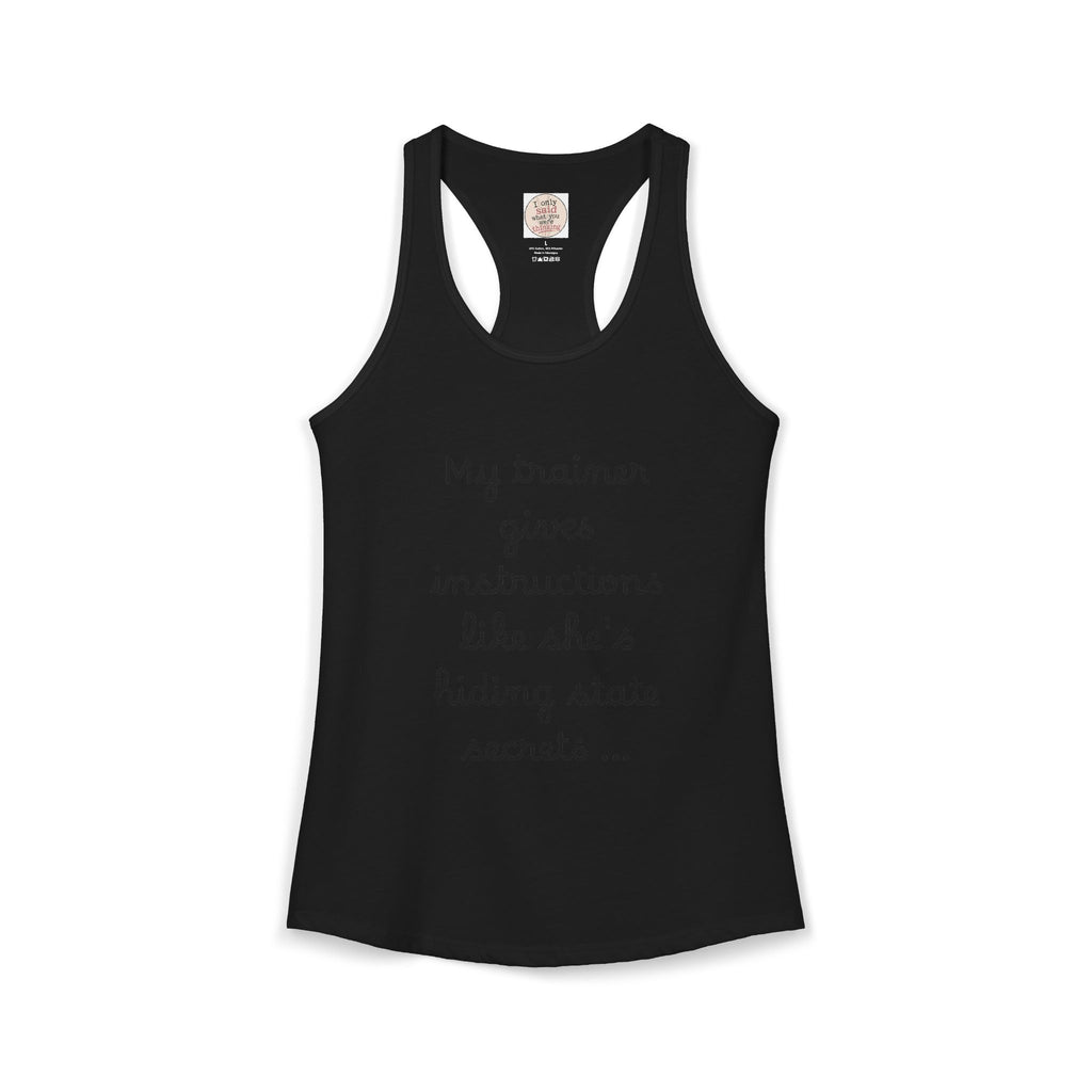Women's quirky gym tank