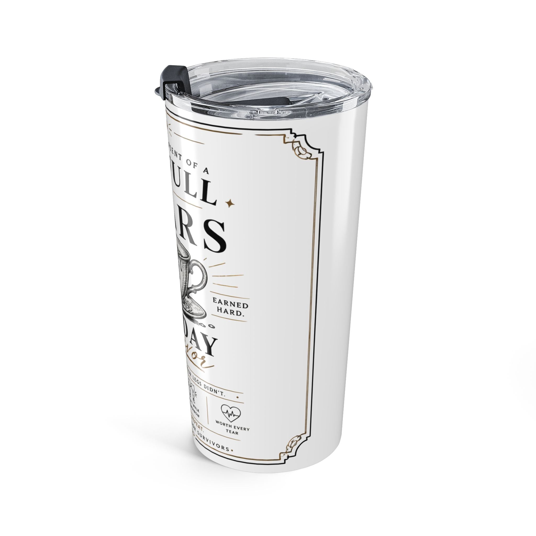 Funny Gym Humor 20oz Tumbler — Bold Workout Motivation