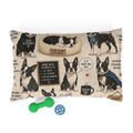 Boston Terrier Pattern Pet Bed — Funny Boston Fuel & Cute Dog Quotes
