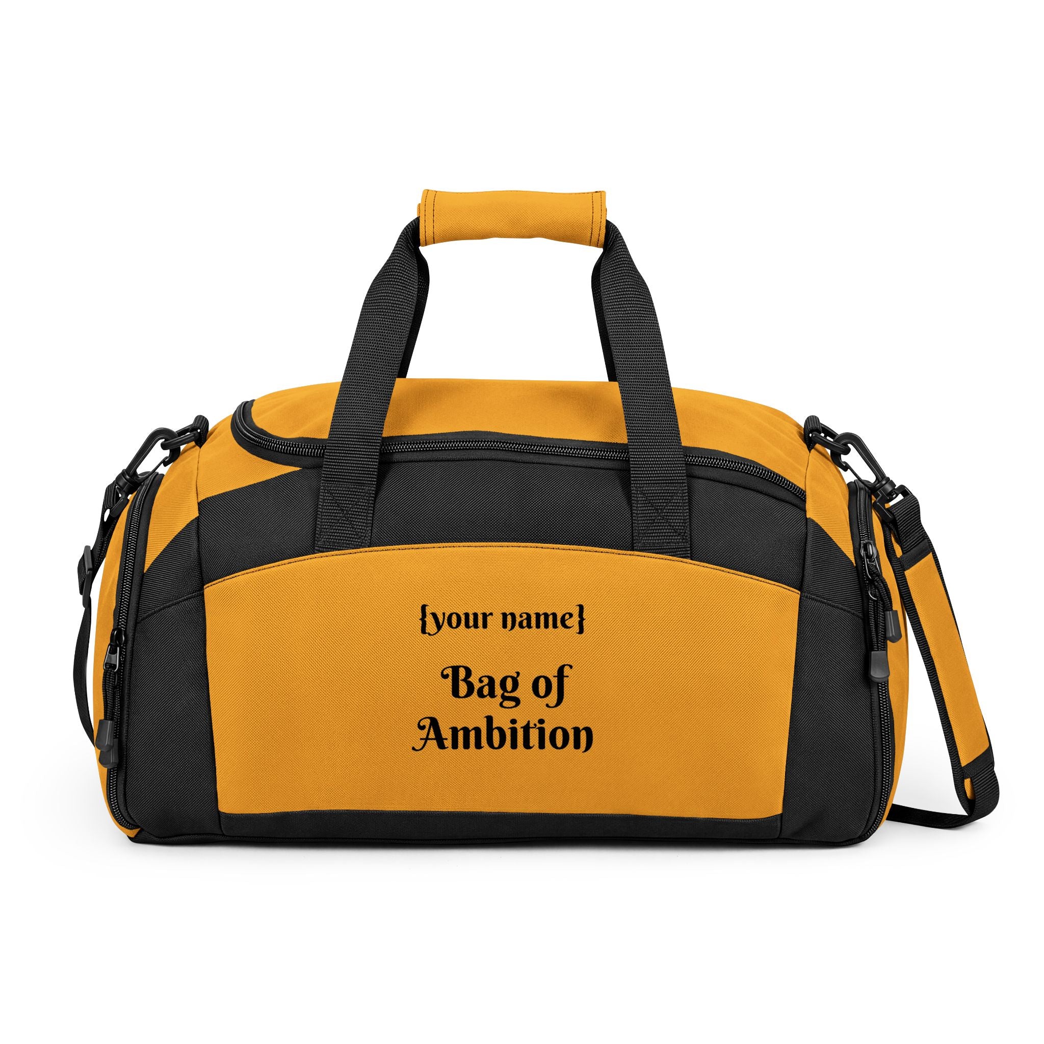 Funny Gym Bag — 'Bag of Ambition' Fitness Duffel