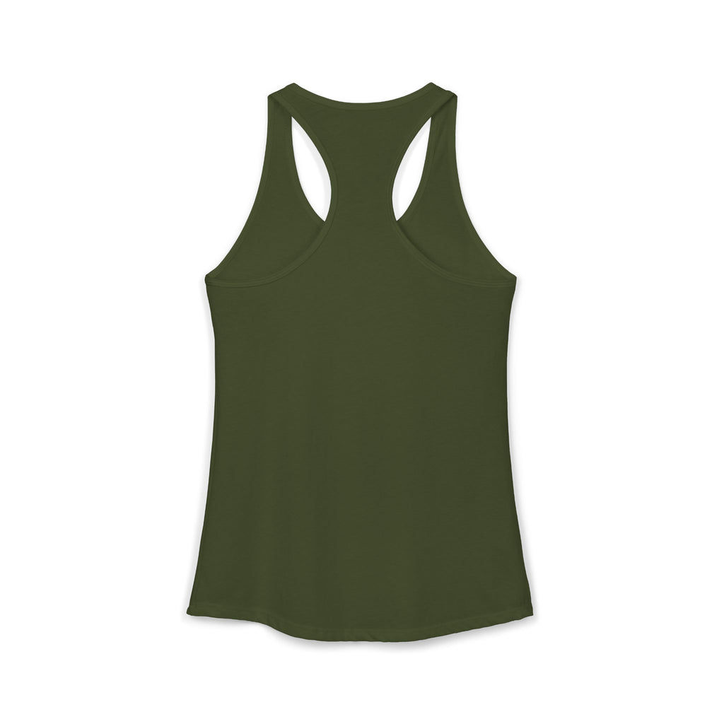 Women's quirky gym tank - male trainer
