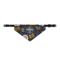Clip-On Pet Bandana — Funny Badge Pattern Dog Bandana (’Sorry I Can’t I Have Plans With My Dog’, Coffee & Caffeine Jokes)