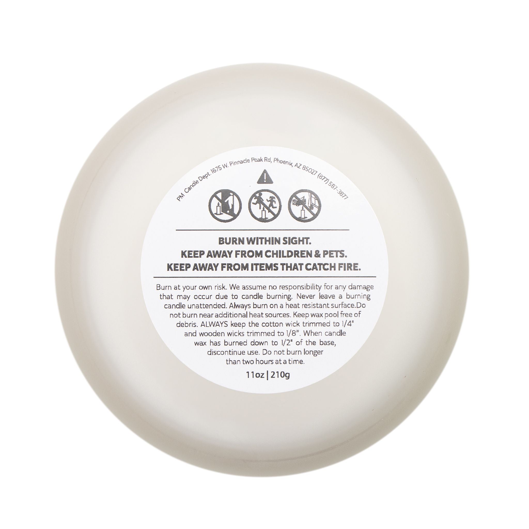 Frosted Glass Candle — 'Hell Workout' Scented Candle, 11oz Aromatherapy Jar with Wooden Lid