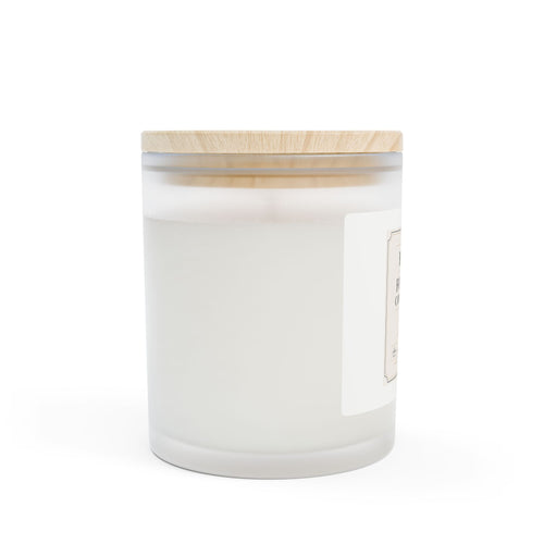 11oz Frosted Glass Candle — 'Back Has Filed A Formal Complaint' Scented Jar