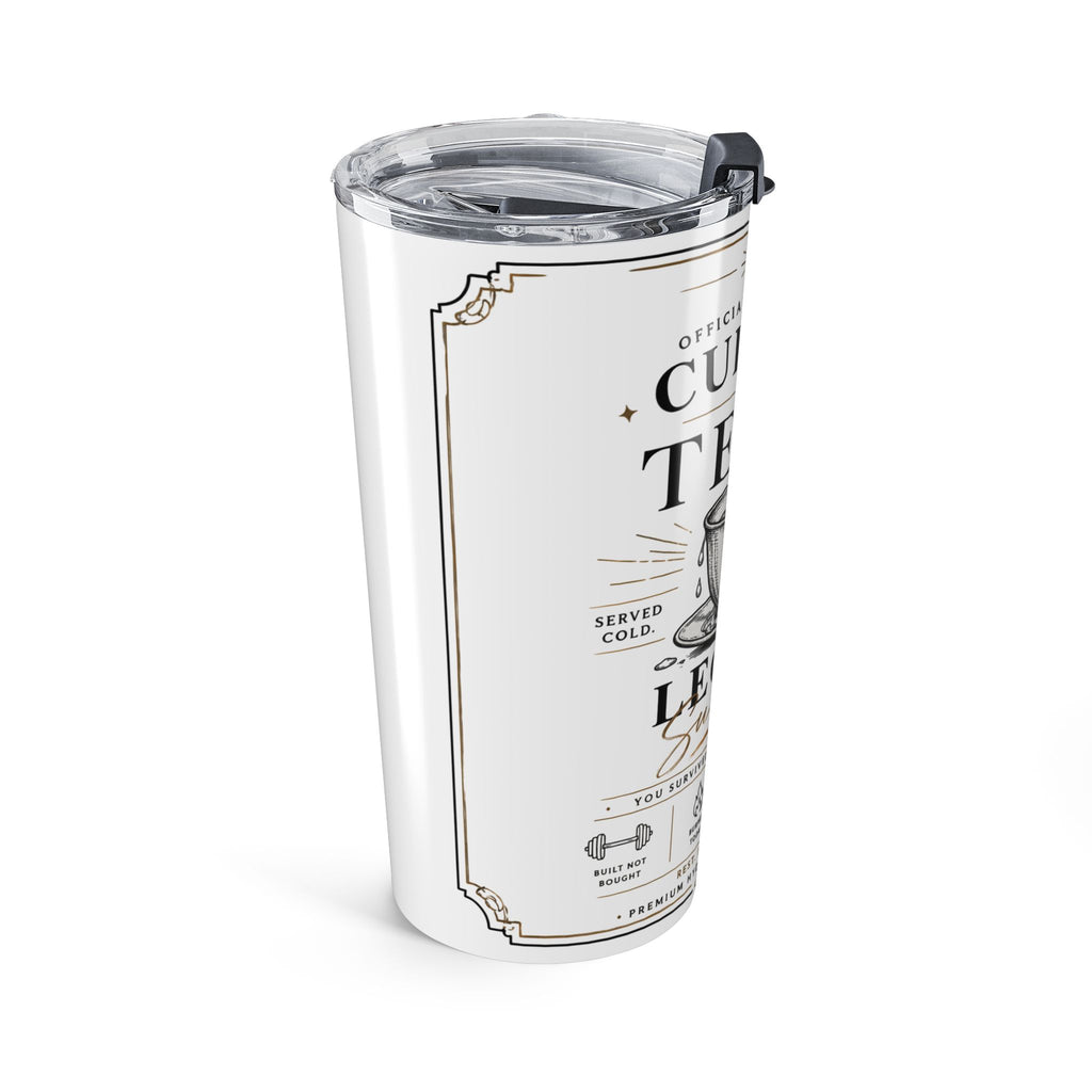 Funny Gym Humor 20oz Tumbler — Bold Workout Motivation