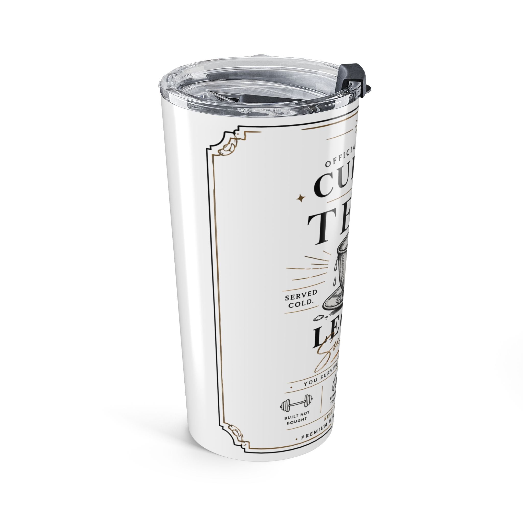 Funny Gym Humor 20oz Tumbler — Bold Workout Motivation