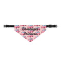 Clip-On Pet Bandana — "Passenger Princess" Pink Car Pattern