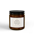 Scented Soy Candle - 'Knees Mechanic Bubble Bath' Amber Jar (4oz & 9oz)