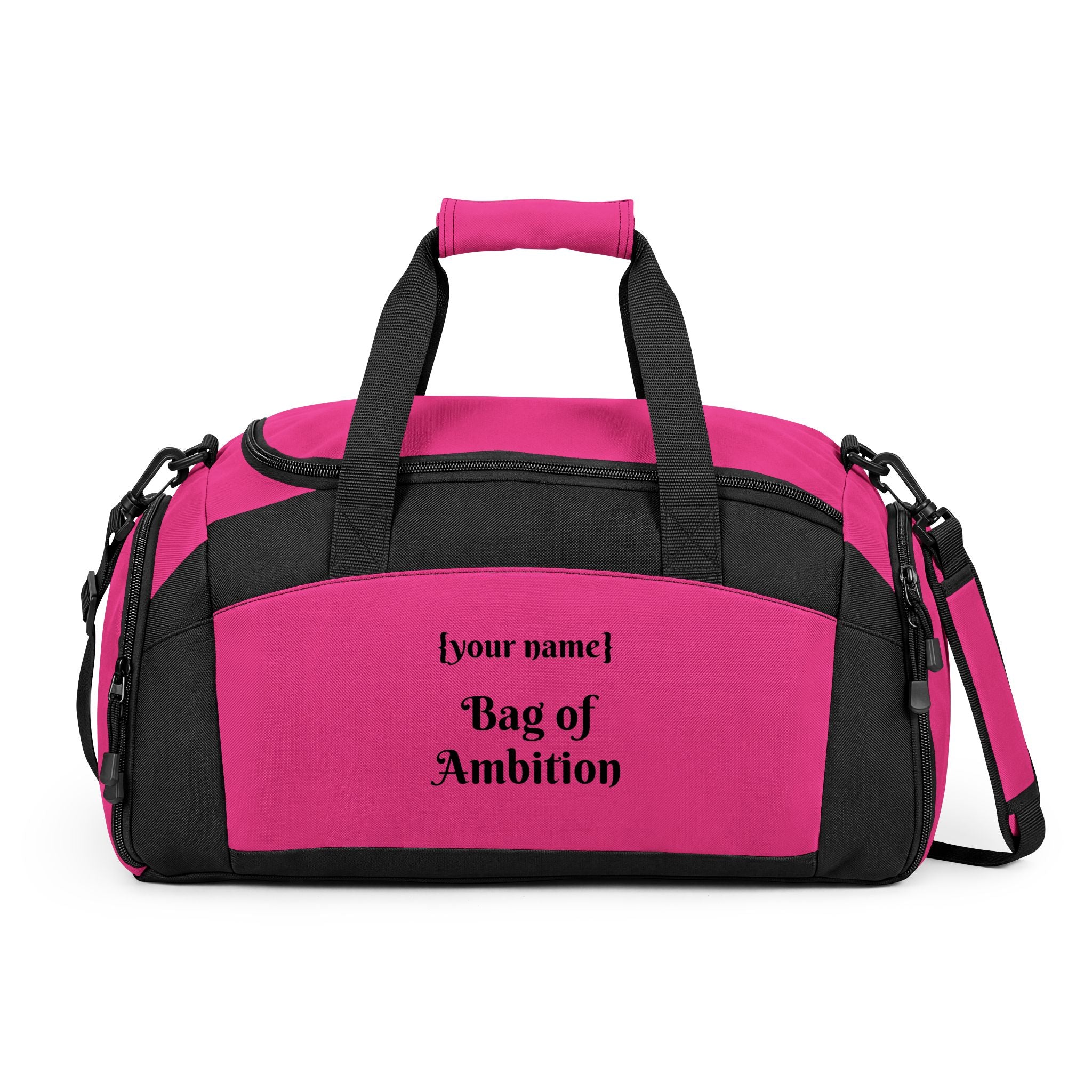 Funny Gym Bag — 'Bag of Ambition' Fitness Duffel