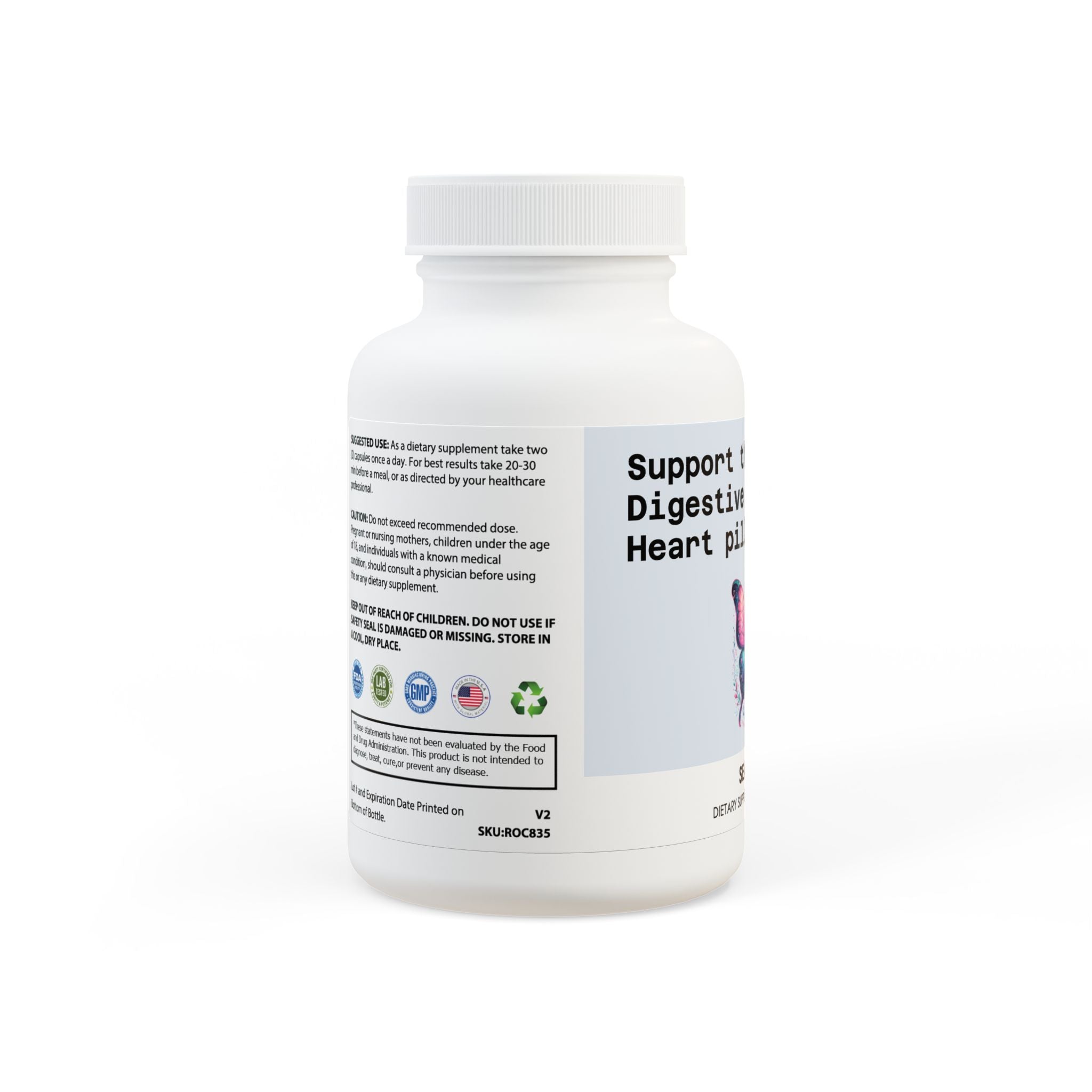 Sea Moss Supplement - Thyroid, Gut Health, Immunity & Skin, Heart & Metabolic (60 Capsules)