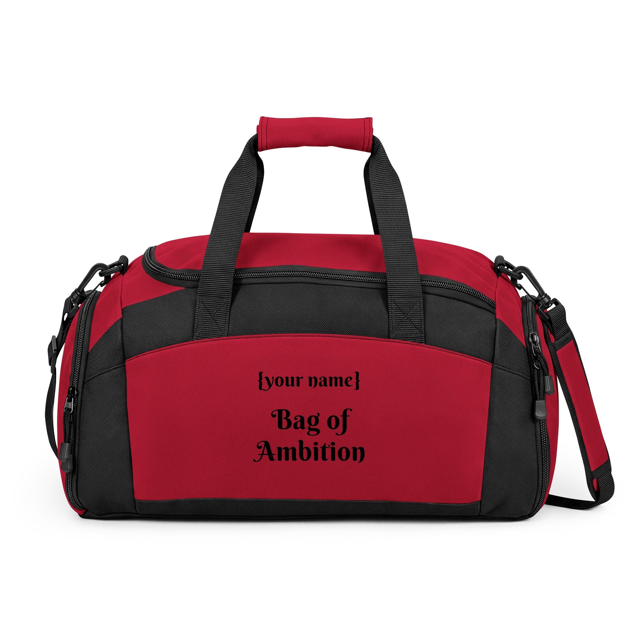 Funny Gym Bag — 'Bag of Ambition' Fitness Duffel