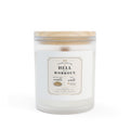 Frosted Glass Candle — 'Hell Workout' Scented Candle, 11oz Aromatherapy Jar with Wooden Lid