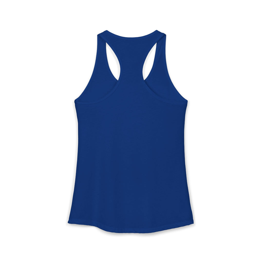 Women's quirky gym tank - male trainer