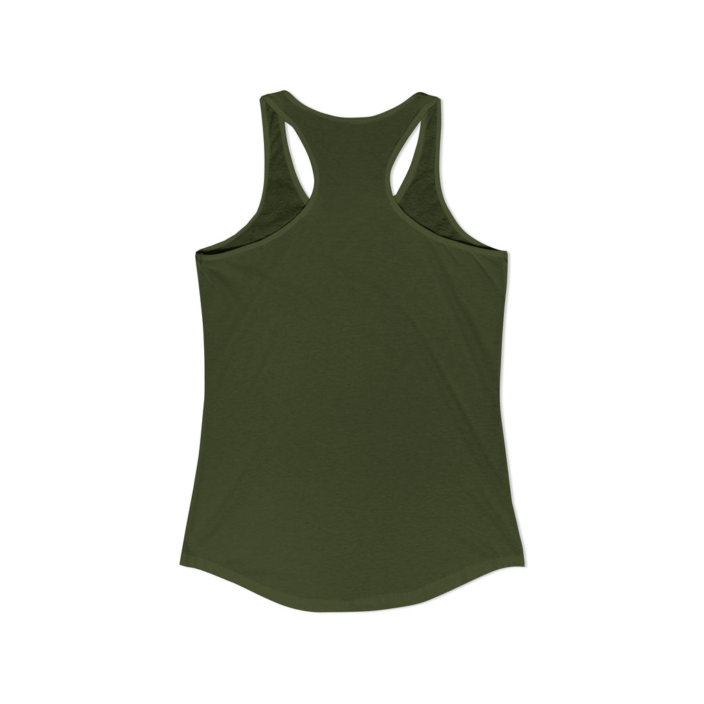 Funny Sarcastic Fitness Racerback Tank — HITT Gym Trainer Humor