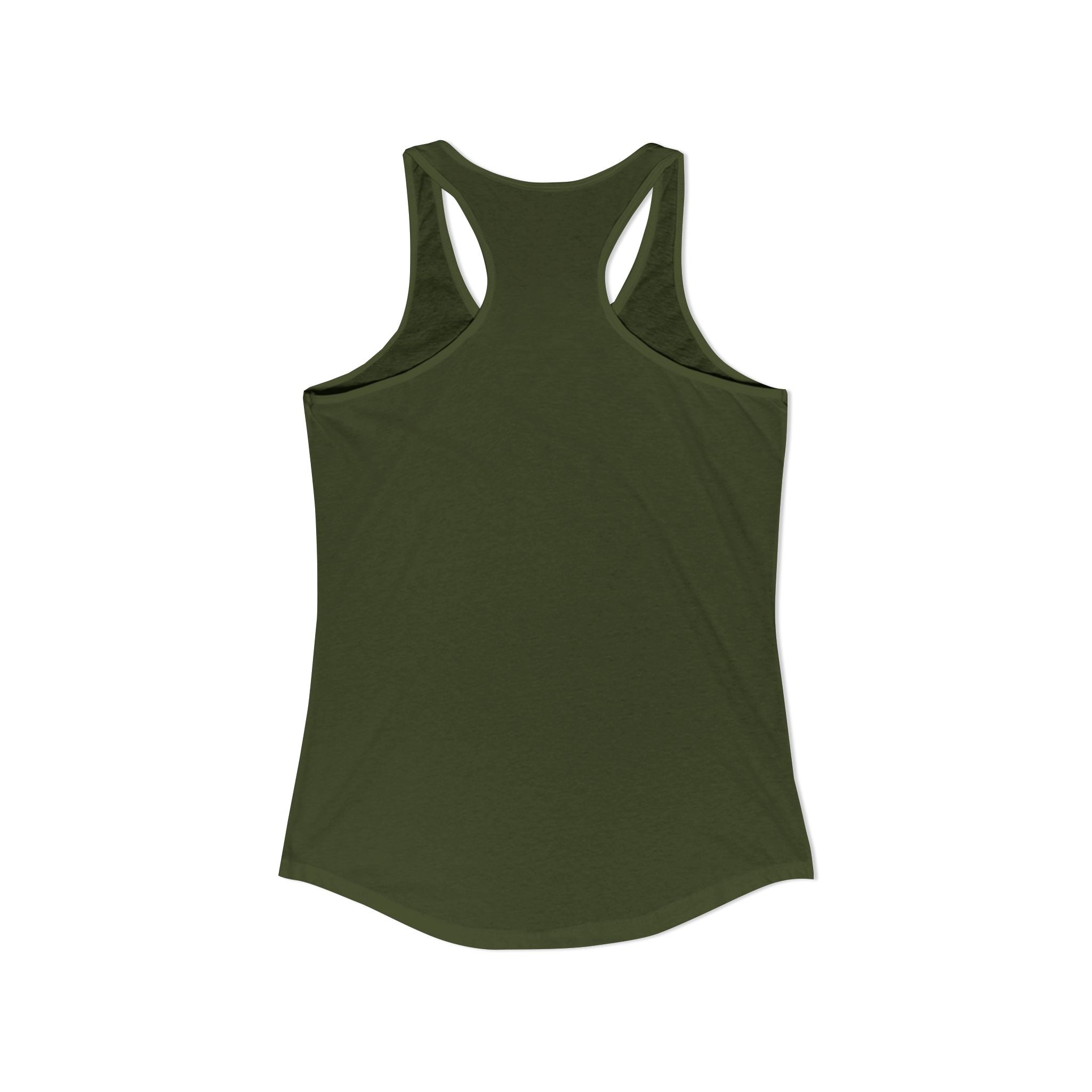 Funny Sarcastic Fitness Racerback Tank — HITT Gym Trainer Humor