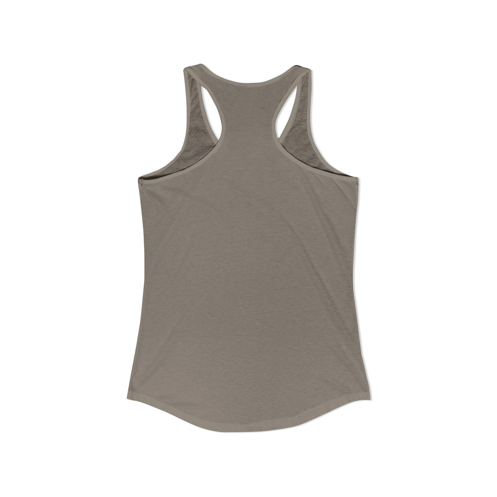 Women's quirky gym tank - male trainer